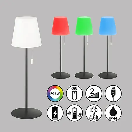 SCHÖNER WOHNEN-Kollektion  Akku-Tischleuchte TALENT
