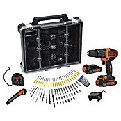 Black+Decker Taladro atornillador percutor de batería BDCHD18D2AB (18 V, 2 baterías, 2 Ah, Portabrocas de sujeción rápida) | BAUHAUS