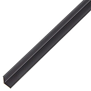Kantoflex Perfil angular (1.000 x 10 x 10 mm, Espesor: 1 mm, Negro)