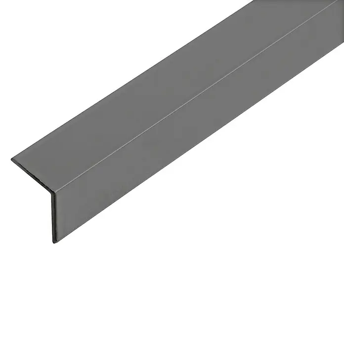 Kantoflex Winkelprofil - L x B x H: 1.000 x 25 x 25 mm, Stärke: 1 mm, Aluminium, Anthrazit - Graues L-förmiges Profil für Bau- und Dekorationszwecke, ideal zum Schutz von Ecken und Kanten. Vielseitig einsetzbar im Innenausbau.