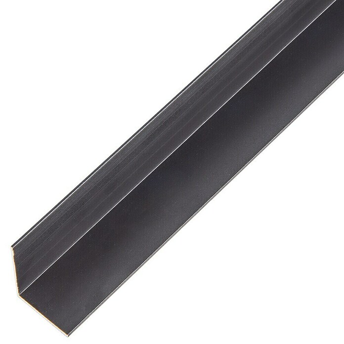 Kantoflex Perfil angular (1.000 x 20 x 20 mm, Espesor: 1 mm, Negro) | BAUHAUS