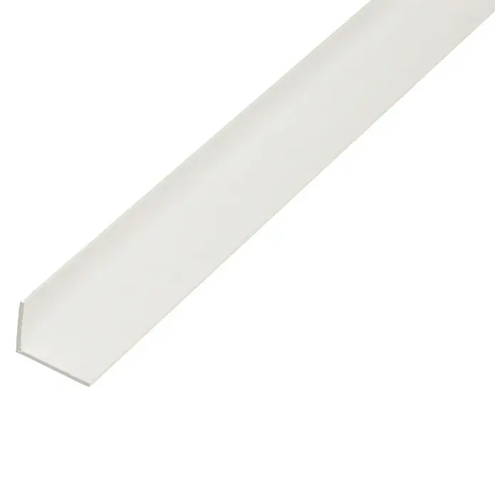 Kantoflex WinkelprofilL x B x H: 1.000 x 25 x 20 mm, Stärke: 1 mm, PVC, Winkel: Ungleichschenklig - Weißes Kunststoff-Winkelprofil für Bau- und Dekorationsanwendungen. Ideal für Ecken und Kanten.