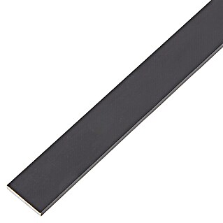 Kantoflex Perfil plano (An x L: 20 x 1.000 mm, Espesor: 2 mm, Aluminio, Negro)