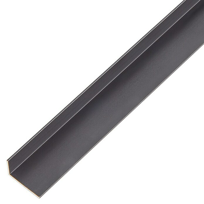 Kantoflex Perfil angular (1.000 x 20 x 10 mm, Espesor: 1 mm, Negro) | BAUHAUS