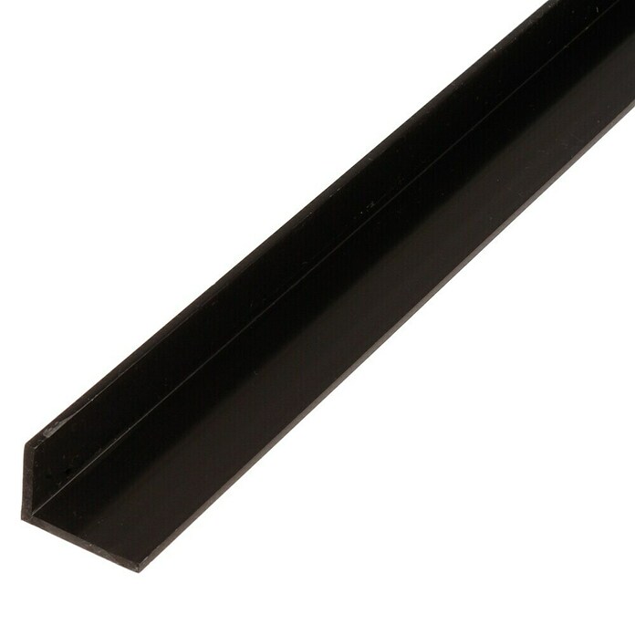 Kantoflex Perfil angular (2.600 x 30 x 20 mm, Espesor: 3 mm, Plástico, Negro) | BAUHAUS