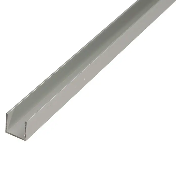 Kantoflex U-Profil - 2.000 x 18 x 20 mm, Stärke: 1,3 mm, Aluminium, Silberfarbig eloxiert - Aluminium U-Profil in Silber. Dieses Profil ist ideal für vielfältige Anwendungen im Modellbau oder zur Kantensicherung geeignet.