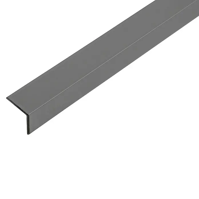 Kantoflex Winkelprofil - L x B x H: 1.000 x 11,5 x 14,5 mm, Stärke: 1,3 mm, Aluminium, Anthrazit - Graues Winkelprofil aus Metall, ideal für Ecken und Kanten, bietet Schutz und eine saubere Abschlusskante. Vielseitig einsetzbar.