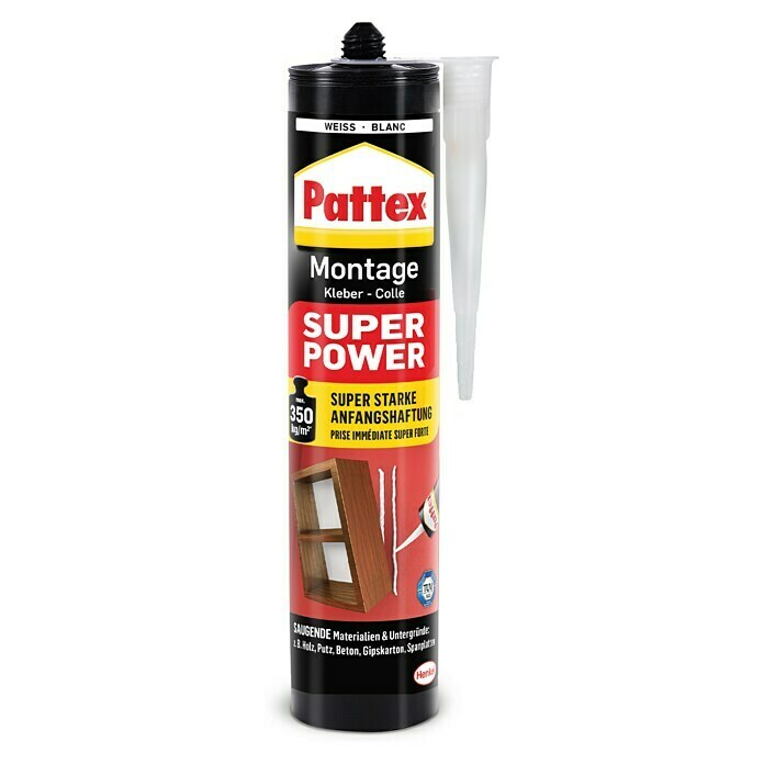 Pattex Montagekleber Super Power (370 g, Kartusche)