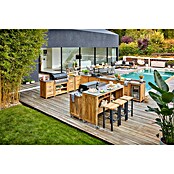 Sunfun Zoe Outdoorküchen-Modul Grillinsel (Braun, B x T x H: 188 x 67 x 96,7 cm, Teakholz) | BAUHAUS