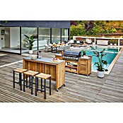 Sunfun Zoe Gartenbar (Braun, 188 x 67 x 110,2 cm, Teakholz) | BAUHAUS