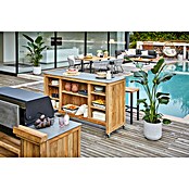 Sunfun Zoe Gartenbar (Braun, 188 x 67 x 110,2 cm, Teakholz) | BAUHAUS