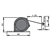 Fingerschutz Athmer NR-25 (1.925 mm, Profil: Silber) | BAUHAUS