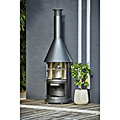 Kingstone Grillkamin (Hauptgrillfläche: Ø 42,5 cm, Edelstahl, Ø x H: 65 x 215 cm) | BAUHAUS