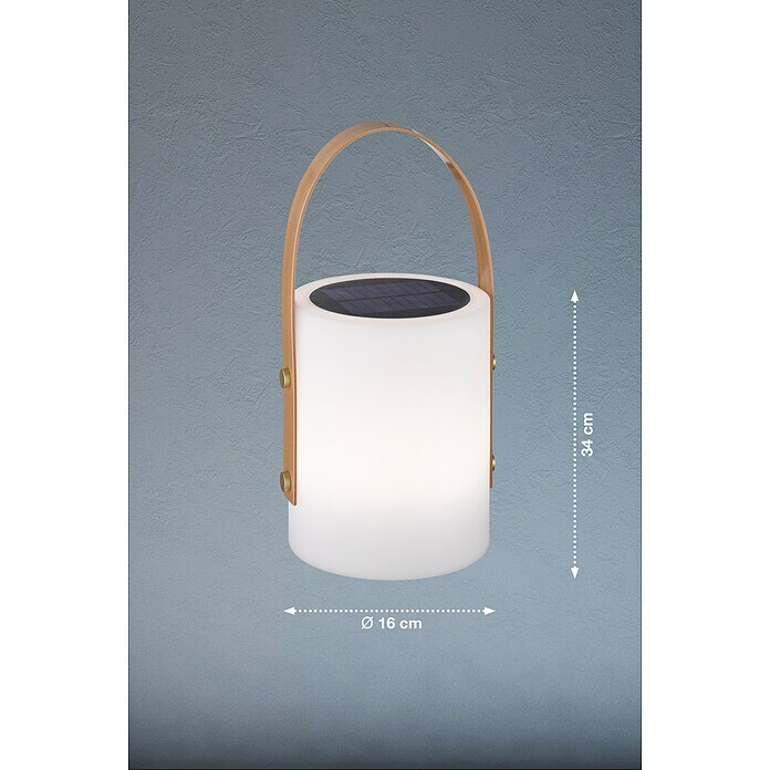 FHL easy Akku-Tischleuchte BARI (0,5 W, L x B x H: 16 x 16 x 34 cm, Weiß, RGB) | BAUHAUS