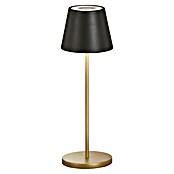 FHL easy Akku-Tischleuchte COSENZA 2.0 (2 W, L x B x H: 11 x 11 x 34 cm, Sandschwarz/Gold, RGB) | BAUHAUS