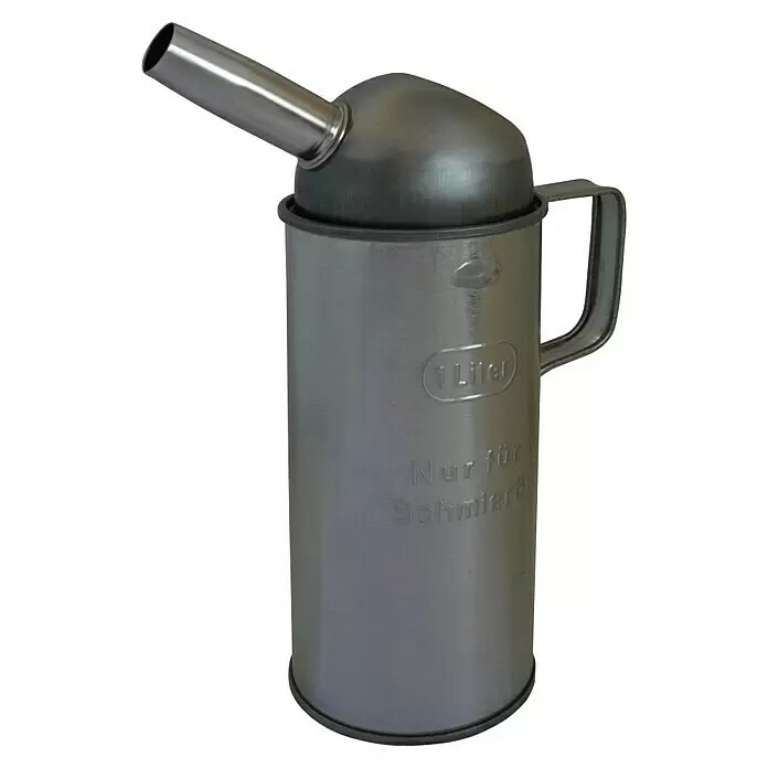 Mato Ölkanne FM-T 1000 - 1 l, Stahlblech - Metall-Ölkanne (1 Liter) mit Ausgießer, für Schmieröl.
