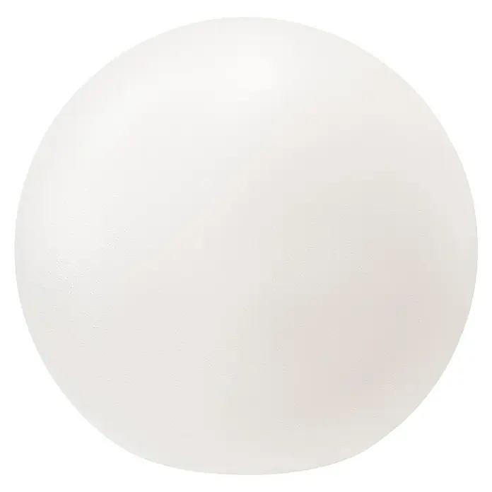 FHL easy Akku-Tischleuchte BUSSO - 0,1 W, L x B x H: 18 x 18 x 16 cm, Weiß, RGB - Nahaufnahme einer weißen Tischtennisball, ideal für Sportbegeisterte. Perfekt für Training und Wettkampf, hohe Qualität garantiert.