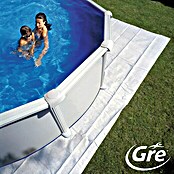 Gre Protección de suelo para piscinas (L x An: 550 x 500 cm, Blanco)