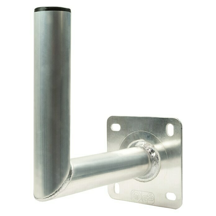 Schwaiger WinkelwandhalterWandabstand: 25 cm, Aluminium, Silber Front View