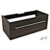 Camargue Stella Waschtischunterschrank (49 x 99,5 x 39 cm, 1 Schubkasten, Mit Beleuchtung, Eiche Maron)