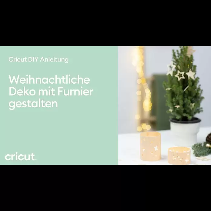 Cricut Maker Schneideplotter Maker 3 - Blau, Bluetooth, Schnittbreite: 29,7 cm, Schnittlänge: 3,6 m - Cricut DIY Anleitung: Weihnachtliche Deko mit Furnier gestaltenCricut DIY Anleitung: Weihnachtliche Deko mit Furnier gestalten