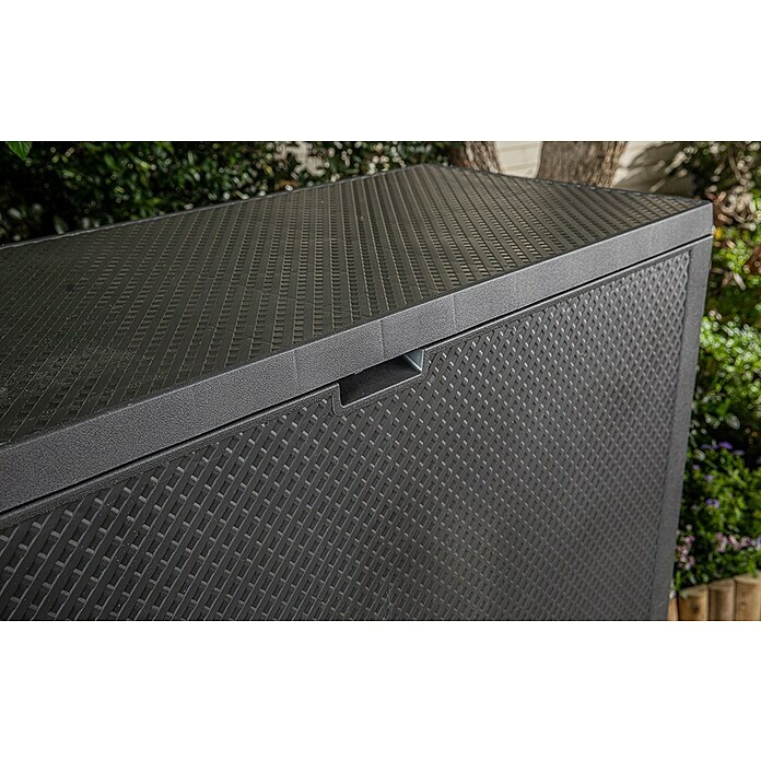Keter Baúl para jardín Emily (L x An x Al: 117,8 x 44,6 x 58 cm, Gris, Plástico) | BAUHAUS