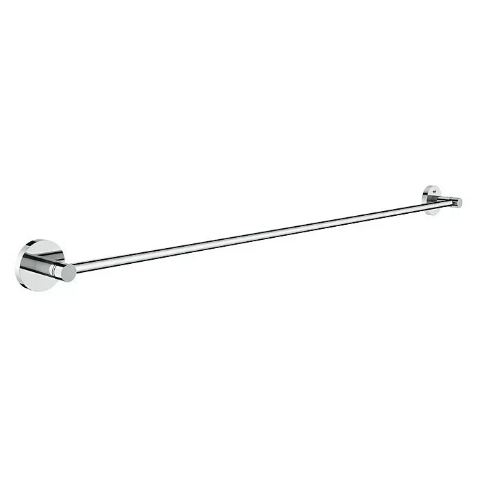 Grohe Essentials Badetuchhalter - Breite: 85,4 cm, Chrom, Glänzend - Polierte Chrom-Handtuchstange für das Badezimmer.