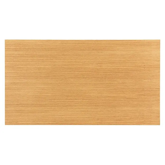 Pur Iternal Select Tischplatte - 230 x 125 x 4 cm, Eiche - Helles Holzfurnier mit feiner Maserung. Die natürliche Textur und warme Farbe des Furniers schaffen eine elegante Oberfläche.