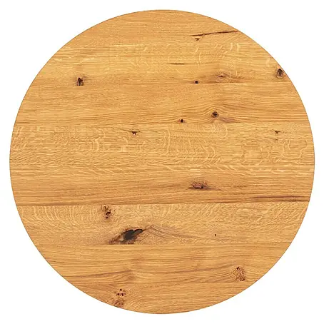 Pur Iternal Select Tablero de mesa redondo de roble macizo