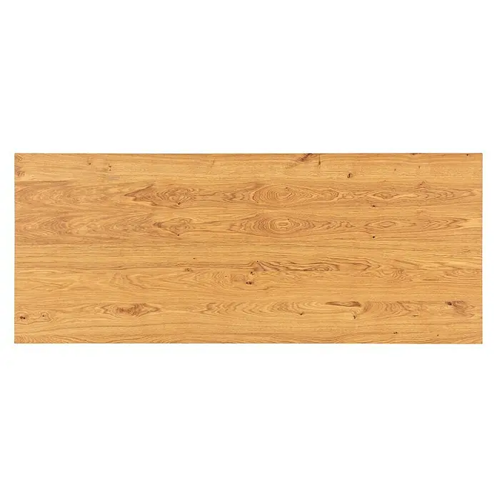 Pur Iternal Select Tischplatte Vintage - 200 x 80 x 4 cm, Eiche - Dieses Bild zeigt eine Nahaufnahme der Textur einer schönen Holzplatte. Das Holz hat eine warme, goldene Farbe und eine deutliche Maserung.