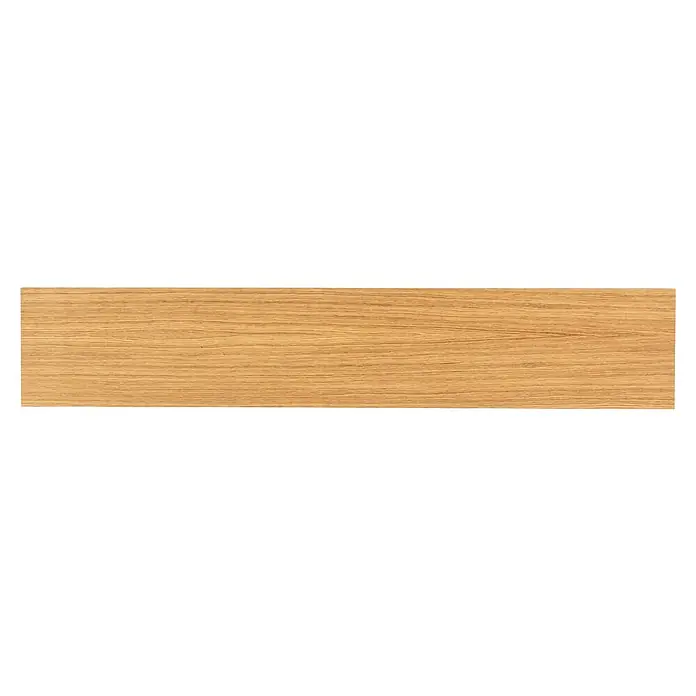Pur Iternal Select Bankplatte - 190 x 35 x 4 cm, Eiche - Holzfurnierplatte mit sichtbarer Maserung in natürlichen Brauntönen, ideal für Möbelbau oder Innenausbau.