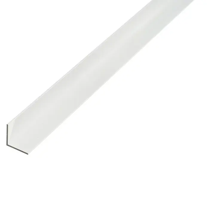 Kantoflex Winkelprofil - L x B x H: 2.600 x 15 x 15 mm, Stärke: 1 mm, Aluminium, Silber - Nahtlose Eckschutzleiste für einen eleganten und sauberen Abschluss. Ideal für den Schutz von Ecken vor Beschädigungen und Abnutzung.