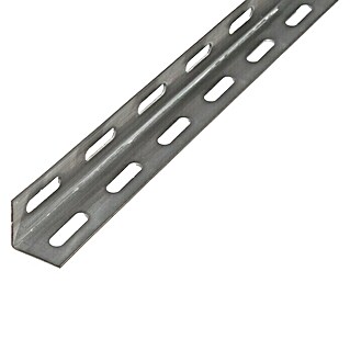 Kantoflex Perfil angular (L x An x Al: 1.000 x 27 x 27 mm, Espesor: 1,5 mm, Acero laminado en caliente, Perforado)