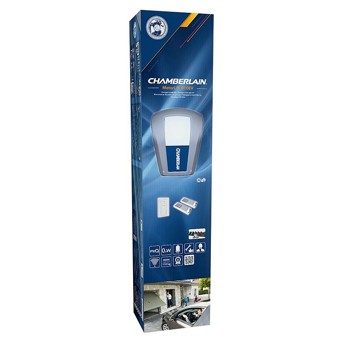 Chamberlain Garagedeuraandrijving ML810EV (Poortoppervlak: 11,5 m², 1 x garagedeuropener ML810EV, 2 x handzenders TX4REV-F, 1 x draadloze wandschakelaar 128REV-01) | BAUHAUS