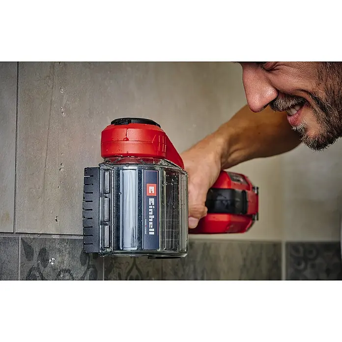 Einhell Power X-Change 18V Ersatzbürste MEDIUM 90/20 - Passend für: Einhell Power X-Change 18V Akku-Reinigungsbürste Picobella 18/90 - Einhell Fliesenschneider mit integrierter Wasserkühlung für präzise Schnitte. Perfekt für saubere und staubfreie Fliesenkanten.