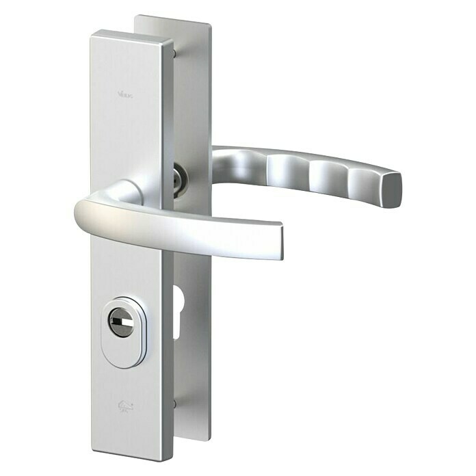 Veilig Deurbeslag 2200 kruk/kruk PC72 (Beveiligings-deurbeslagset, Aluminium, F1) | BAUHAUS