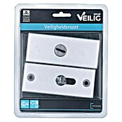Veilig Veiligheidsrozet Rechthoekig (F1, Dikte schild/rozet: 16 mm) | BAUHAUS