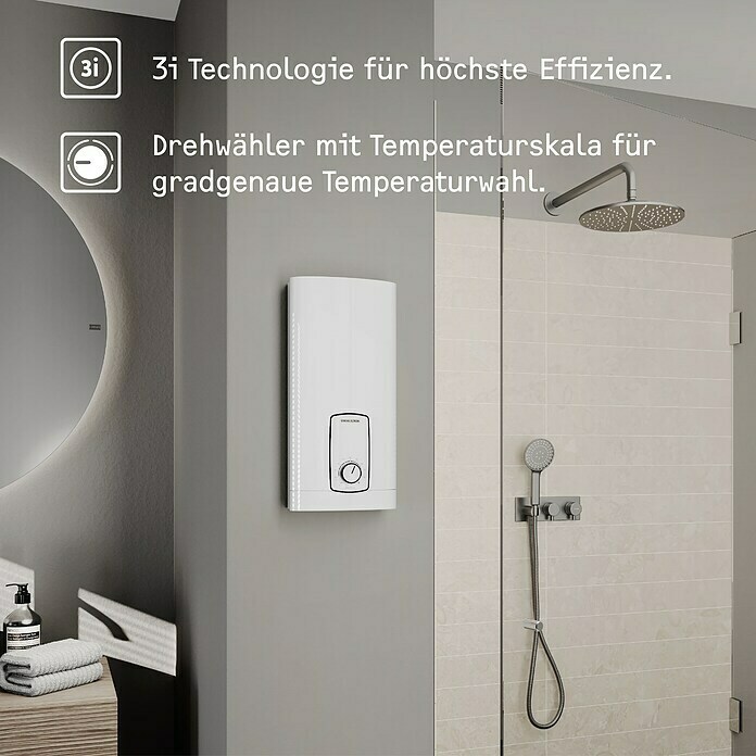 Stiebel Eltron Durchlauferhitzer ST Trend (18/21/24 kW, Elektronisch, Druckfest) | BAUHAUS