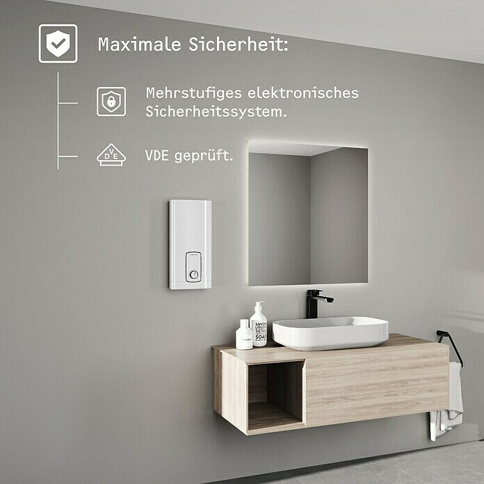 Stiebel Eltron Durchlauferhitzer ST Trend (18/21/24 kW, Elektronisch, Druckfest) | BAUHAUS