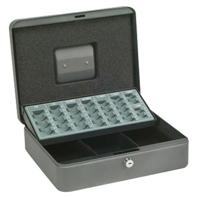 Arregui Caja de caudales C-9246-EUR (L x An x Al: 30 x 24 x 9 cm, Gris)
