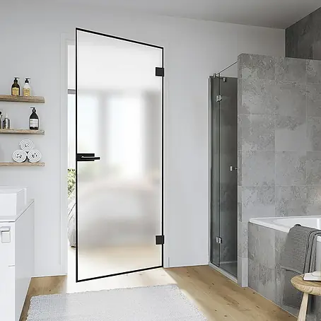 Diamond Doors Black Edition Glasdrehtür Edge
