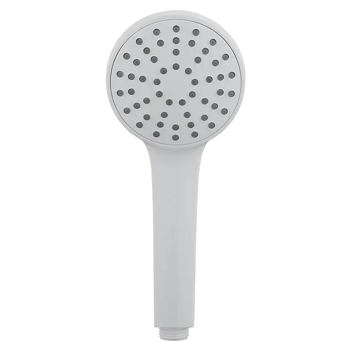Mixomat Handbrause Lech - Anzahl Funktionen: 1 Stk., Weiß - Weißer Duschkopf mit runder Kopfbrause und kleinen Wasserdüsen für ein entspannendes Duscherlebnis. Modernes Design für jedes Badezimmer.
