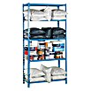 Simonrack Maderclick Estantería para cargas pesadas Superplus 5/500 (L x An x Al: 50 x 110 x 200 cm, Capacidad de carga: 150 kg/balda, Número de baldas: 5 ud., Azul)