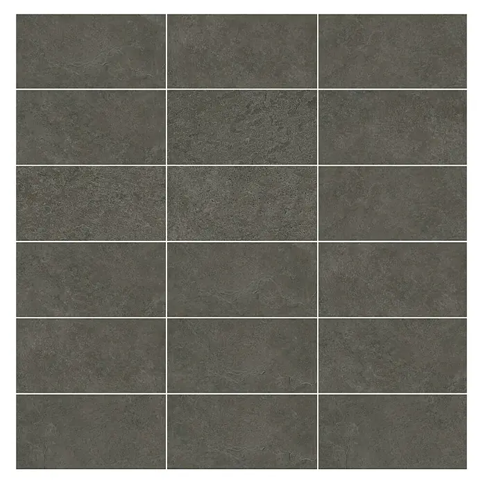 Feinsteinzeugfliese Ardezia - 29,8 x 59,8 cm, Graphite, Matt - Fliesenmuster in dunklem Grau mit subtiler Textur, ideal für moderne Innenräume und stilvolle Wandverkleidungen. Zeitlose Eleganz.