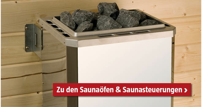 Saunöfen und Saunasteuerungen