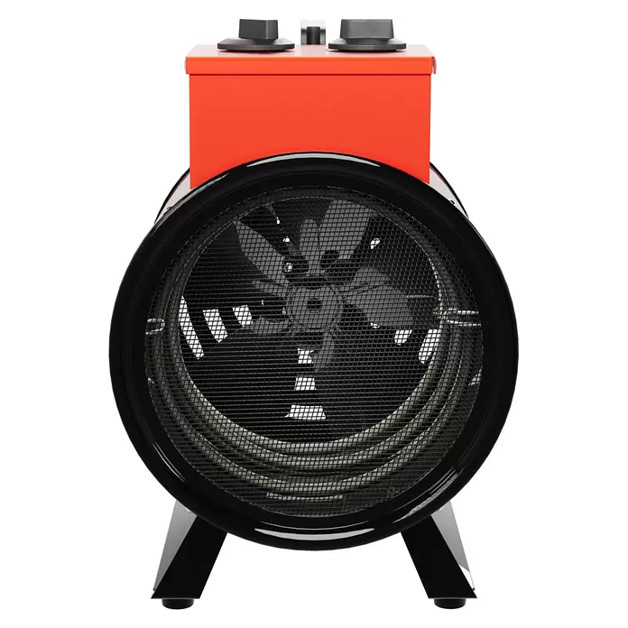 Voltomat HEATING Bauheizer - Passend für: Raumgröße bis ca. 35 m², 1.000 W - 3.000 W, Nennspannung: 220 V - 240 V, Rot, IP24