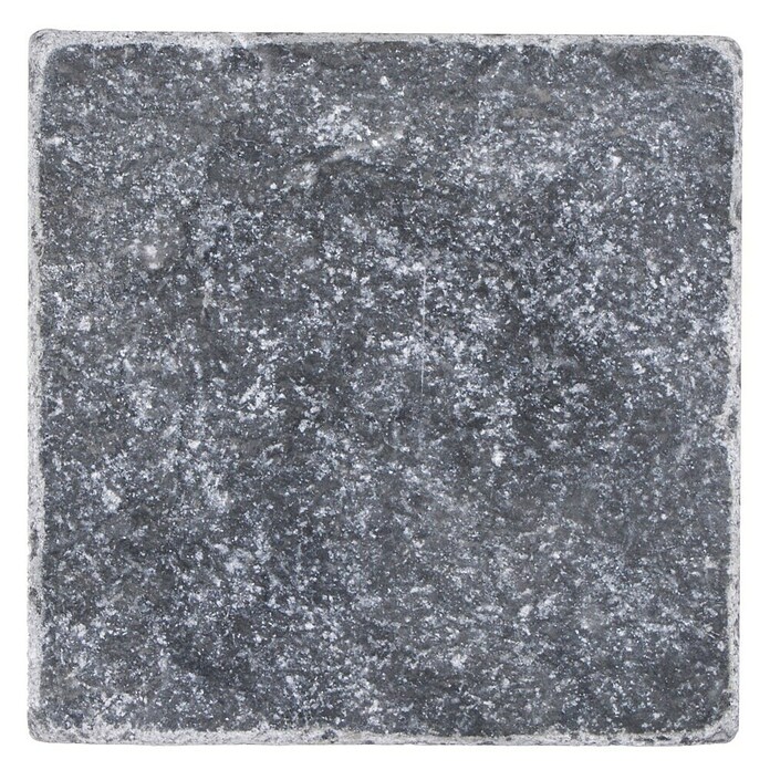 Antikmarmor Nero (10 x 10 cm, Schwarz, Matt)