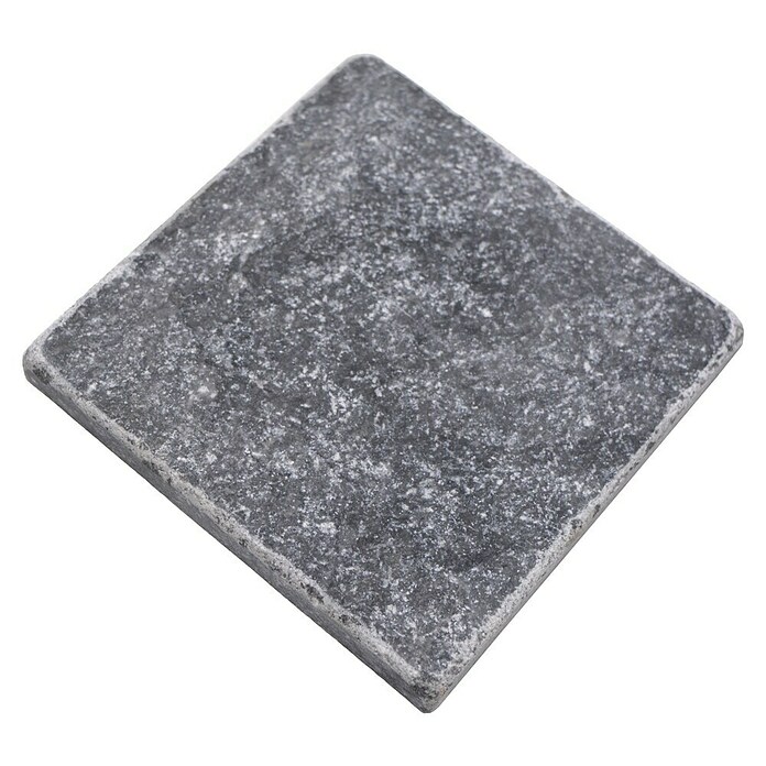Antikmarmor Nero (10 x 10 cm, Schwarz, Matt)