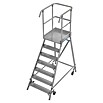 Krause Stabilo Podestleiter (Arbeitshöhe: 3,65 m, Anzahl Tritte: 7 Stk., Aluminium) | BAUHAUS
