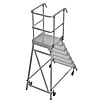 Krause Stabilo Podestleiter (Arbeitshöhe: 3,65 m, Anzahl Tritte: 7 Stk., Aluminium) | BAUHAUS